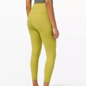 Lululemon Athletica Align High Rise Pant Leggings Chartreuse Yellow Green Size 4